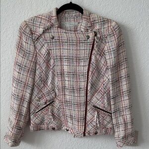 Zara Multicolor Plaid Blazer